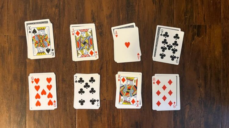 UNO cards on table